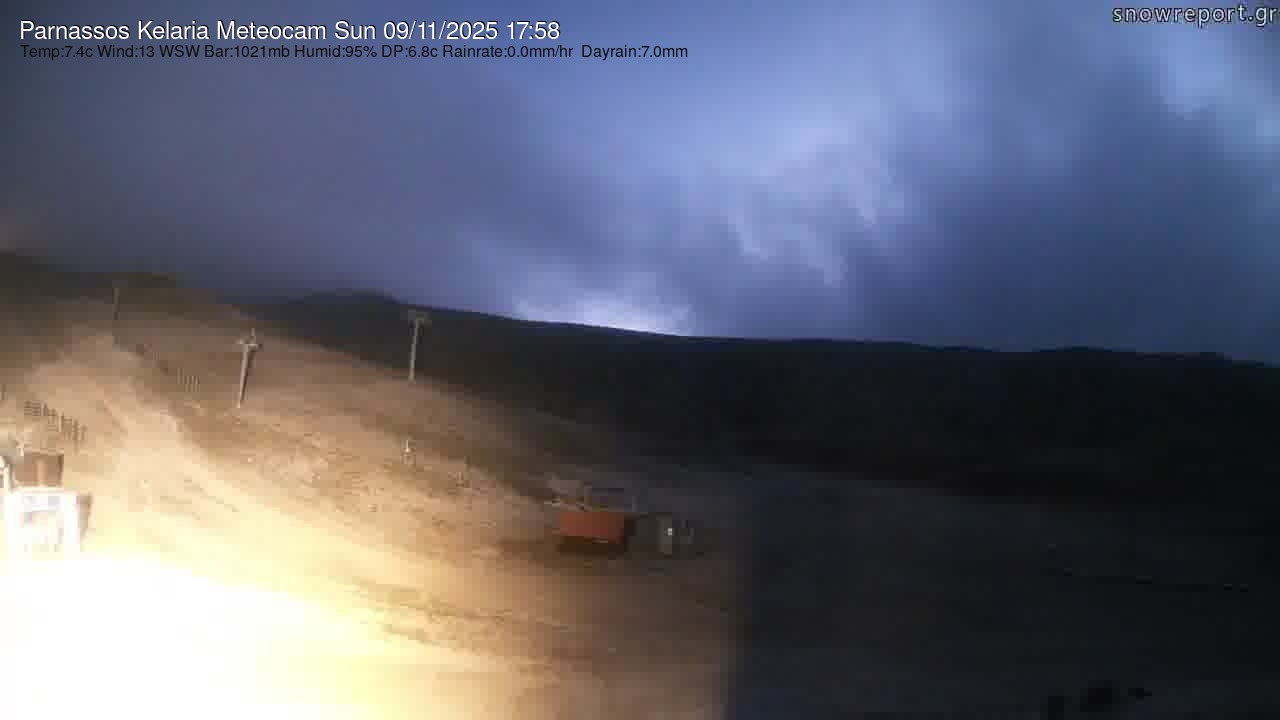 Parnassos Kayak Merkezi Yunanistan Canlı izle 2 Webcam